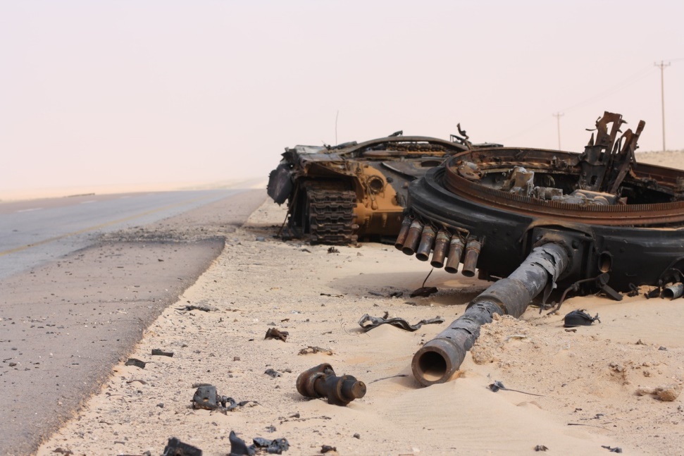 Los misiles C/C TOW dieron buena cuenta de los carros rusos T-72
