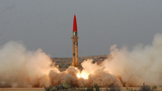 Ghanzavi surface-to-surface missile, reportedly in service with the Pakistani military