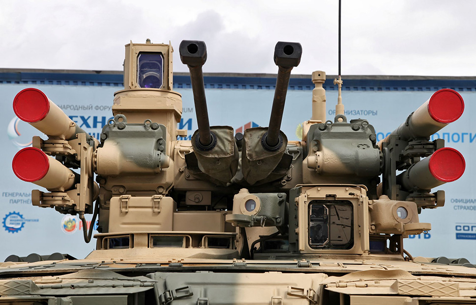 Detalle del armamento del BMPT