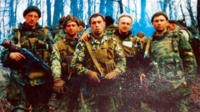 Russian paratroopers in Chechnya