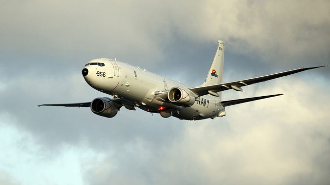 Boeing P-8A Poseidon durante los ejercicios "Bold Alligator". Fuente - USMC. Boeing P-8A Poseidon durante los ejercicios "Bold Alligator". Fuente - USMC.