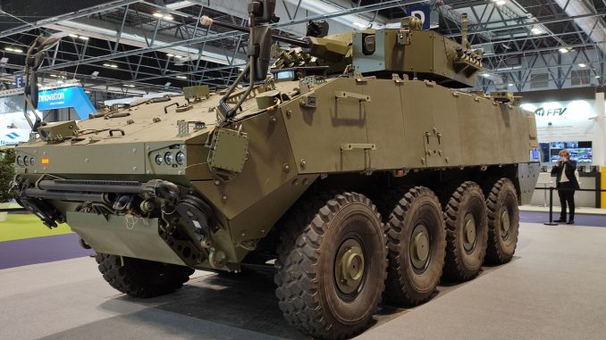 VCR 8x8 Dragon at FEINDEF 2020. Source - Ejercitos Magazine.