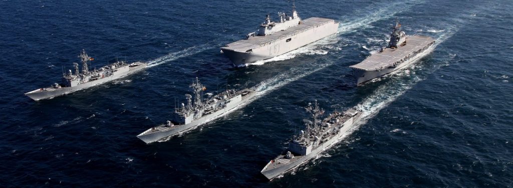 Desde hace años, el diferencial militar entre España por una parte y Marruecos y Argelia por otra, no ha dejado de decaer. Fuente - Fuerza Naval.