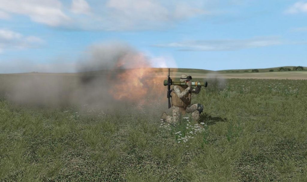 El videojuego Virtual Battlespace es utilizado para el entrenamiento por instituciones como el US Army. Fuente - US Army.