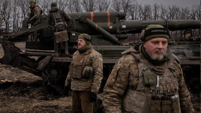 Artilleros ucranianos. Fuente - Estado Mayor de Ucrania.