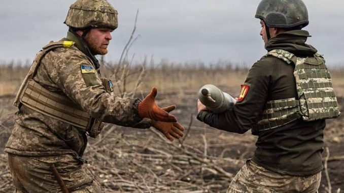 Efectivos de la 28ª Brigada Mecanizada ucraniana en acción en el este del país. Fuente - Ministerio de Defensa de Ucrania.