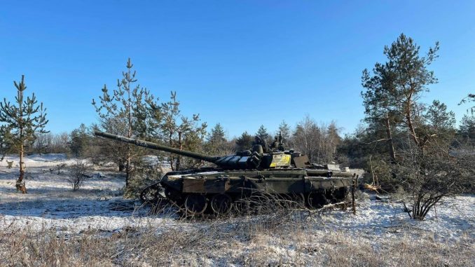 T-72B3 en Ucrania. Fuente - @NOELreports.