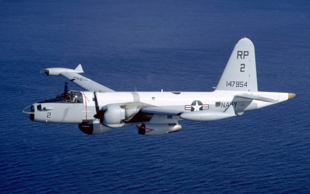 Aeronave P-2(V)7 (redesignada P-2H a partir de 1962). Fuente - US Navy.
