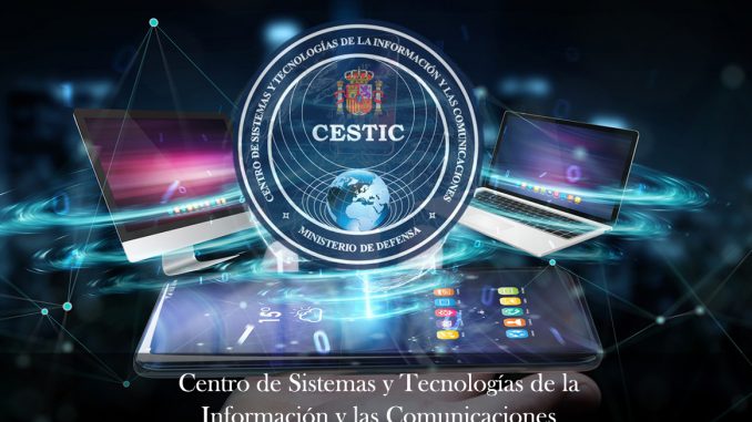 Logo del Centro de Sistemas y Tecnologías de la Información y las Comunicaciones. Fuente - Ministerio de Defensa de España.