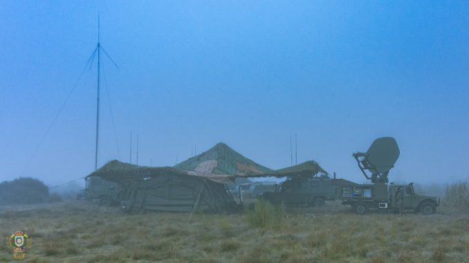 Regimiento de Guerra Electrónica nº 31 durante el ejercicio Cheste 2018. Fuente - Ministerio de Defensa.