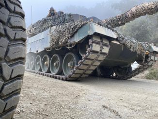 Carro de combate Leopard 2A4 perteneciente al regimiento de Caballería "Montesa" nº 3. Fuente - Ministerio de Defensa de España.