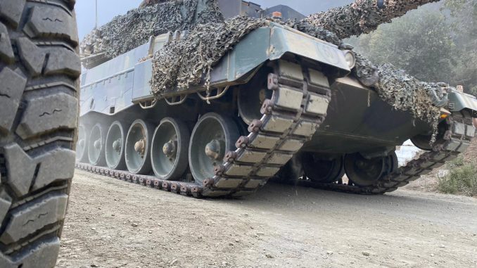 Char de combat Leopard 2A4 appartenant au régiment de cavalerie n°3 "Montesa". Source - Ministère de la Défense d'Espagne.