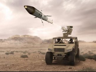 Gracias al sistema APKWS de BAE Systems podrán utilizarse cohetes de 70 mm contra sistemas aéreos no tripulados clase 2 y clase 3. Fuente - BAE Systems.
