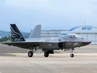 Prototipo del KF-21 Boramae surcoreano. Fuente - DAPA.