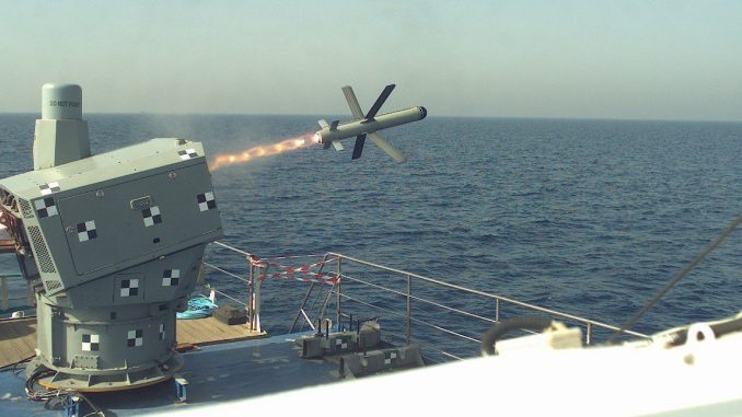 Misil contracarro Spike NLOS. Fuente - Ministerio de Defensa de Grecia.