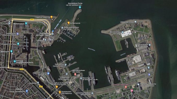 Base Naval de Nieuwe Haven. Fuente - Google Earth.
