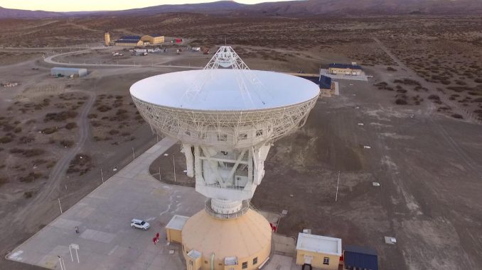 Estación CLTC-CONAE-NEUQUEN instalada por la República Popular de China en el territorio de Argentina. Instalaciones como esta son parte integral de la estrategia china en América Latina. Fuente - Gobierno de Argentina.