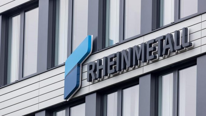 Logo de Rheinmetall. Fuente - Rheinmetall. Logo de Rheinmetall. Fuente - Rheinmetall.