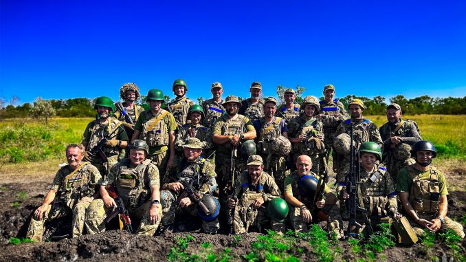 Miembros de la 31ª Brigada ucraniana al sur del país. Fuente - Ministerio de Defensa de Ucrania.