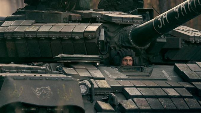 T-63BV mod.2017 de la 4ª Brigada ucraniana. Fuente - @Militarylandnet.