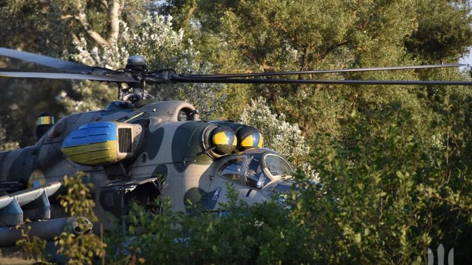 Mi-24 ucraniano. Fuente - Gobierno de Ucrania.