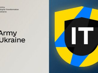 Logo de l'armée informatique d'Ukraine. Source - Ministère de la transformation numérique de l'Ukraine.