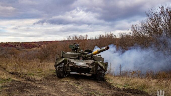 T-64BV en servicio con la 56ª Brigada Mecanizada ucraniana. Fuente - Ministerio de Defensa de Ucrania