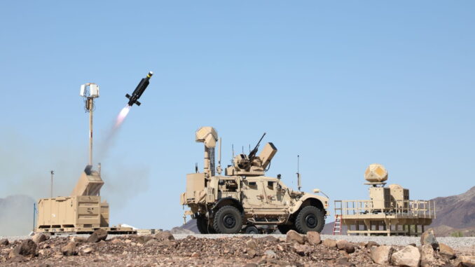 C-UAS M-LIDS system in tests with the US Army. Source - Raytheon