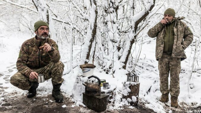 Llegada de las primeras nieves a Ucrania. Fuente - @MilitaryLandNet