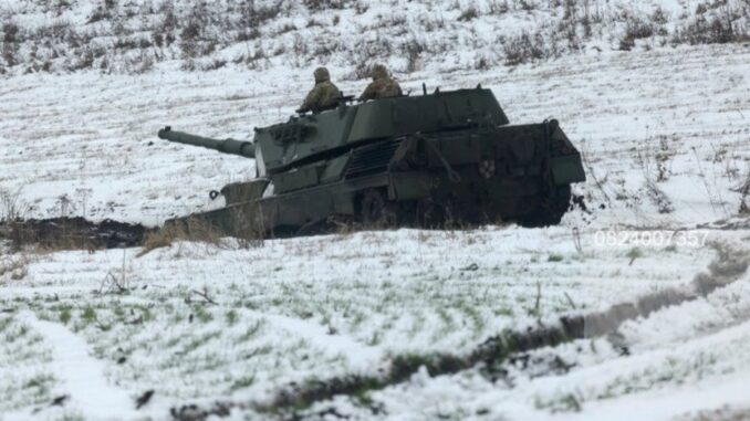 Leopard 1A5 utilizado por las Fuerzas Armadas ucranianas. Fuente - Ministerio de Defensa de Ucrania