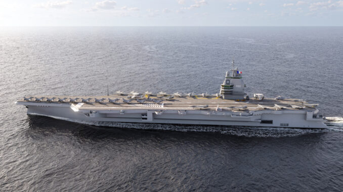 Infographic of the future French aircraft carrier PANG (Porte-avions de nouvelle génération). Source – TechnicAtome