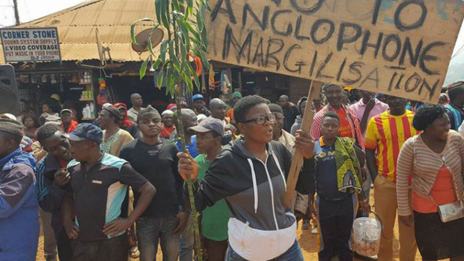 Anglophone protests in Cameroon