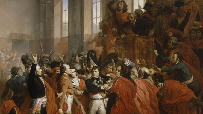 El general Bonaparte y el Consejo de los Quinientos (1840)