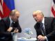 Vladímir Putin y Donald Trump en la reunión del G20 en Hamburgo, en 2017