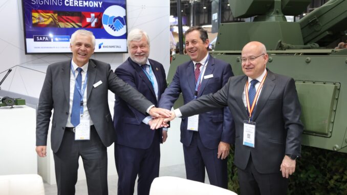 Cuatro empresas industriales europeas firman un Memorando de Entendimiento para fortalecer las capacidades de defensa conjunta